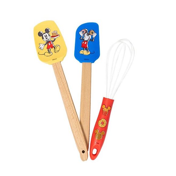 NEW Best Brands 8-Piece Disney 100th Anniversary Kids Baking Set Mickey Mouse - Picture 3 of 5